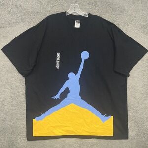NOS Air Jordan Carmelo Anthony‎ T Shirt 2XL XXL Black Denver Nuggets Tee NWT VTG